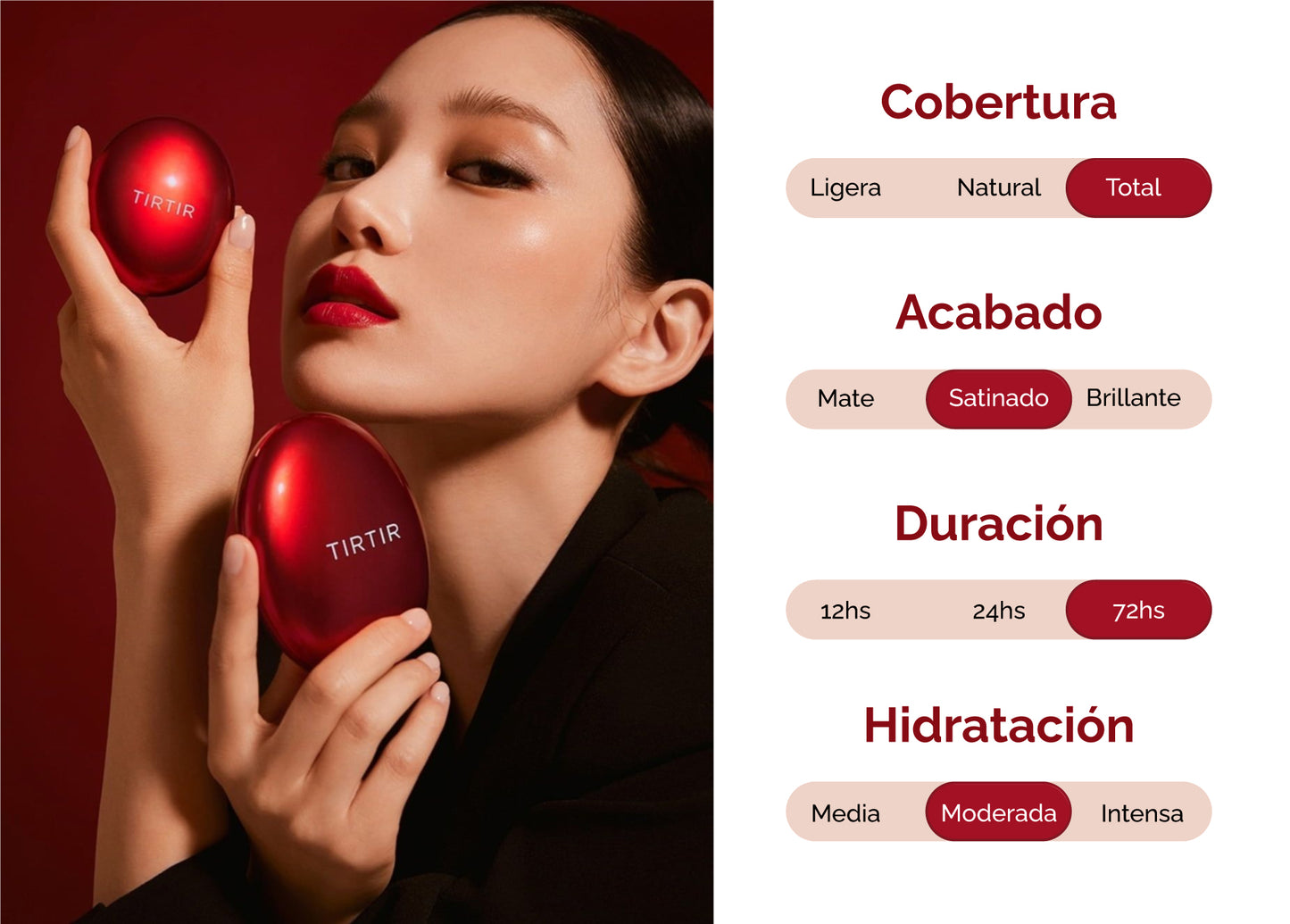 TIRTIR Mask Fit Red Cushion | Base de maquillaje